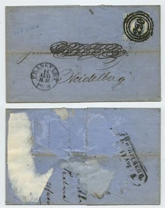 121941 - Thurn & Taxis Mi.Nr. 33 - Carta plegable - Frankfurt a Heidelberg - Imagen 1 de 1