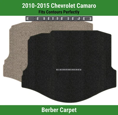 Lloyd Berber Trunk Carpet Mat for '10-15 Chevrolet Camaro w/Graphite Camaro Logo - Image 1 of 4