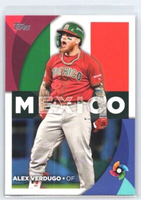 2023 Topps Alex Verdugo #WBC-29    World Baseball Classic Mexico - Image 1 of 2