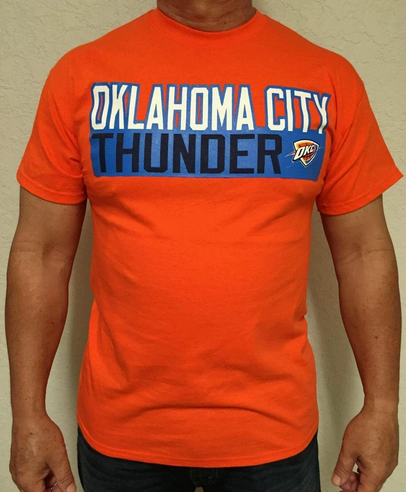 Men's Oklahoma City Thunder Orange Tshirt  - Image 1 of 1