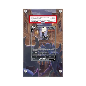 Umbreon V 189/203 Pokémon Extendido PSA Obra de Arte Tarjeta Protectora Vitrina - Imagen 1 de 3