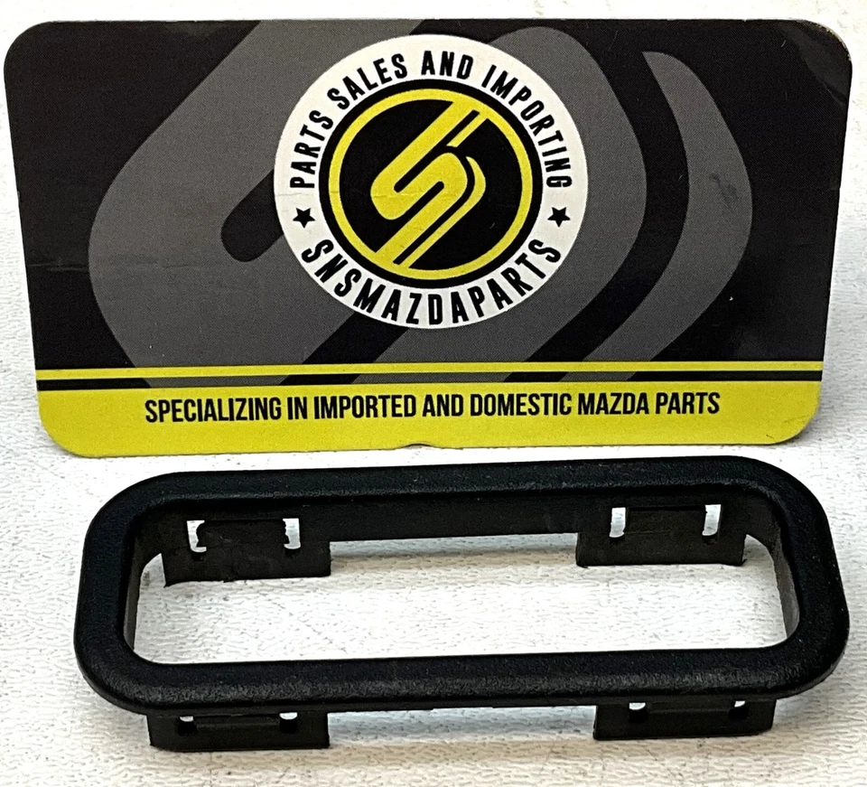 90-05 Mazda Miata MX5 MX-5 OEM Cinturón de seguridad B Pilar Tapa Cubierta Borde 1990-2005 Negro Foto 1 de 1