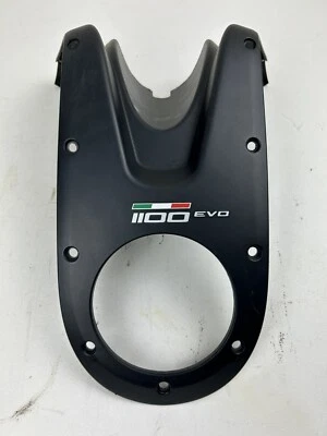 2012 Ducati Monster 1100 Evo Gas Tank Center Cover Lid Assembly - Image 1 of 4