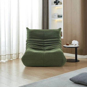 Einzelsofa Lazy Boy Sessel Relaxstuhl Wohnzimmer Hochdichte Lambswool Grün DE - Bild 1 von 11