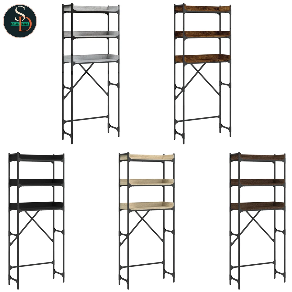 Scaffale Lavatrice Mobiletto Lavanderia Porta WC Legno Ingegnerizzato vidaXL - Immagine 1 di 1