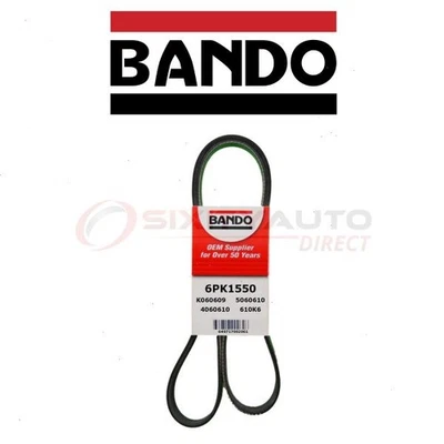 Bando Fan, Alternator and Power Steering Serpentine Belt for 1996 BMW 328is us Foto 1 de 4