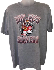 Bucees Biber Fußball #82 T-Shirts grau Gr. XL neu - Bild 1 von 4