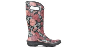 Bogs Women's Rainboot Le Jardin Red Black - Picture 1 of 6