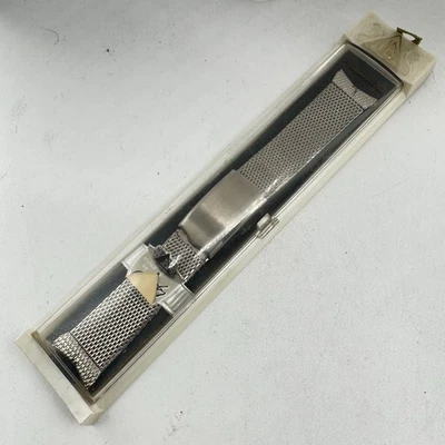 Reloj Pulsera Hombre JB Champion Vintage 18mm Malla Acero Inoxidable EE. UU. NOS Foto 1 de 4