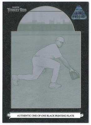 2006 Turkey Red No. 465 Ryan Howard - black printing plate 1/1 - Image 1 of 2