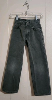 Jeans vintage Levis Boys 565 pierna ancha ajustados 9 Forrest verde Foto 1 de 2