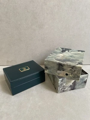 ROLEX GMT MASTER 16750 BOX MIT AUFKLEBERN 67.00.03 80er VINTAGE SELTEN ORIGINAL - Bild 1 von 4