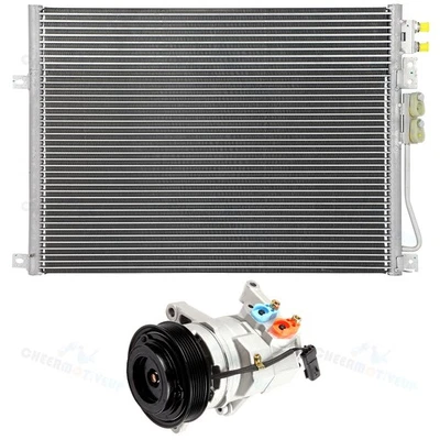 Kit de enfriamiento de compresor de CA y condensador de CA para 06-07 Jeep Commander Grand Cherokee Foto 1 de 4