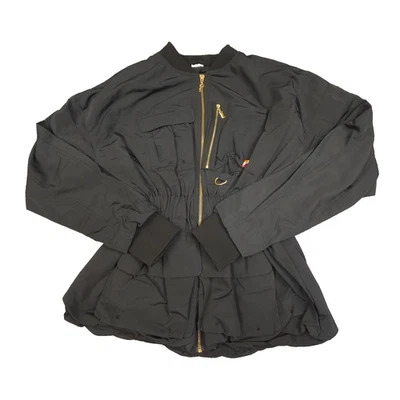 PE Nation Jacket Womens XSMALL Black cargo streamline full zip woven Size XS - Image 1 of 4