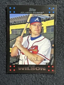 CRAIG WILSON #392 2007 Topps Baseball quantità Atlanta Braves - Foto 1 di 2