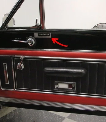 1965 Ford Mercury Comet Caliente внутренняя дверь эмблема изящный - Изображение 1 из 3