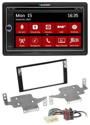 Blaupunkt Bluetooth DAB 2DIN USB DVD MP3 Autoradio für Nissan Juke (ab 2014) - Bild 1 von 4