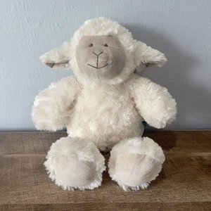 Pier 1 One Imports Plüschtier Lamm Schaf 15 Zoll Stofftier Stofftier Cremefarben - Bild 1 von 7
