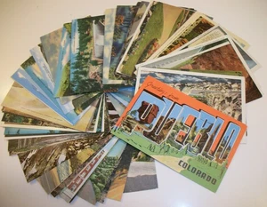 COLORADO VINTAGE MALERISCHE POSTKARTEN LOT VON 50 STANDARD LEINEN 26 SIND SANBORN CO - Bild 1 von 14