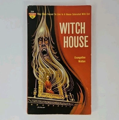 Monarch #264 WITCH HOUSE  Evangeline Walton ~ 1st 1962 Ralph BRILLHART cover - Image 1 of 4