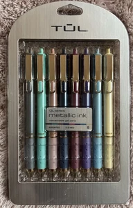 TUL Limited Edition GL Series Metallic Ink Retractable 0.8mm Gel Pens - 8 Pack - Picture 1 of 5