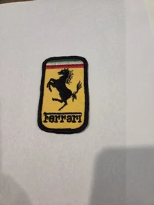 Vintage Woven Badge / Patch Ferrari - Bild 1 von 4