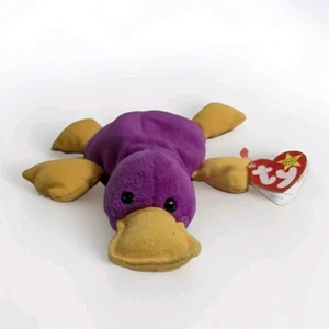 Original  1993 patti the platypus TY Beanie Baby w/Hang Tag ( larger one) - Picture 1 of 12