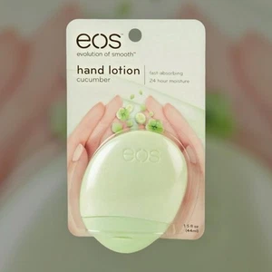 EOS Pepino Manteca de Karité Aloe Crema de Manos Loción Hipoalergénica Deslizables en Cartera Nuevo con Etiquetas - Imagen 1 de 2