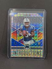 Anthony Richardson 2023 Panini Mosaic INTRODUCTIONS BLUE /99 Rookie Card Colts