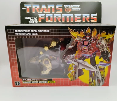 Transformers G1 Dinobot SNARL Reissue Encore KO NIB - Image 1 of 2