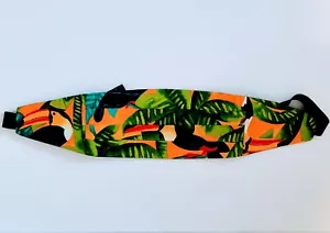 Tuxedo Cummerbund XL Uomo Regolabile 38" - 56" Tucano Giungla Plissettato Panno - Foto 1 di 3
