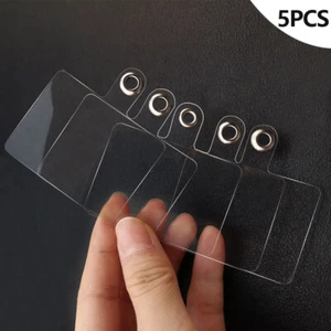 5Pcs Mobile Phone Lanyard Patch Anti-Lost Fixed Card Phone Case Transparent Clip - Zdjęcie 1 z 6