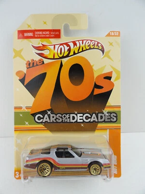 2011 Hot Wheels Cars of the Decades #18 The ‘70s Hot Bird (Silver) - Image 1 of 4