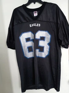 Vintage Don Alleson Athletic Herren NFL Eagles Trikot 163 schwarz Gr. L - Bild 1 von 3