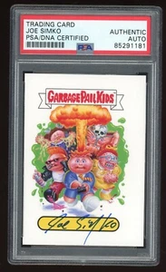 JOE SIMKO 2023 GARBAGE PAIL KIDS x GET A GRIP ARTIST Autogrammkarte #/50 PSA - Bild 1 von 2