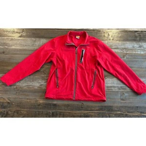 Merrell Men's Size XL Aeroblock Jacket Red Gray Wind Breaker Water Resistant - Picture 1 of 9