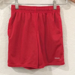 Athletic Works Boys Sz S 6/7 Shorts Red Athletic Activewear Pull On Drawstring - Picture 1 of 6