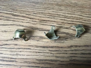 Chest -Box metal corners steel brass plated   sold in bag of 12 pieces - Picture 1 of 4