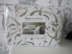 Morgan & Finch EUCALYPTUS Flannelette Queen Bed Sheet Set – from Bed n Bath - Picture 1 of 2