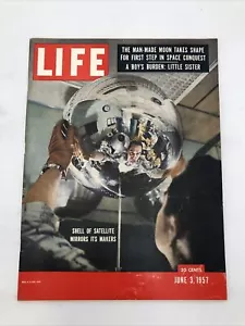 1957 June 3 Life Magazine Shell Of Satellite Mirrors It’s Makers - Picture 1 of 4