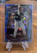 2023 Panini National NSCC VIP Party Gold FRANK THOMAS BLUE CRACKED ICE #141/149