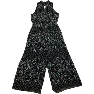 Новый с Ярлыками Ted Baker женщин цветочный Mockneck без рукавов укороченный комбинезон размер 3/США 8 - Изображение 1 из 4