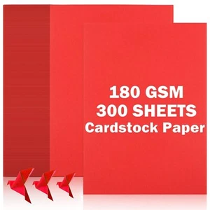 Cardstock Paper300 Sheets A4 Construction Paper for Card Making Kids Art Craf... - Picture 1 of 7