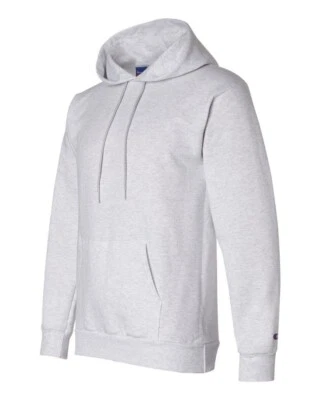 Champion Hombre Bolsillo Frontal Pullover Plata Sudadera con Capucha Sudadera, XLarge Foto 1 de 4