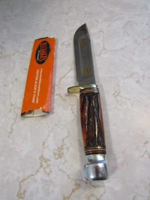 MARBLE'S Marble Plus KNIFE CLUB 2003 10 1/4" Bone 1 of 140 10th Anniversary USA - Image 1 of 4
