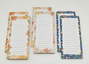 6 Pack Magnetic Notepads for Refrigerator Grocery List Magnet Pad ** Set #4 ** - Picture 1 of 2