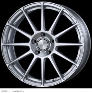 ENKEI Wheels PF03 17x7.0J +50 5x112 Silver set of 4 rims for VW GOLF7 from JAPAN