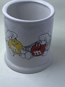M&M Mars 1996 Ceramic Cup Kitchen Utensil Holder Advertisement Collectible - Picture 1 of 8