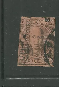 MEXICO MAZATLAN 100 CENTS W/O PERIOD 8-69 USED (V946) - Picture 1 of 1