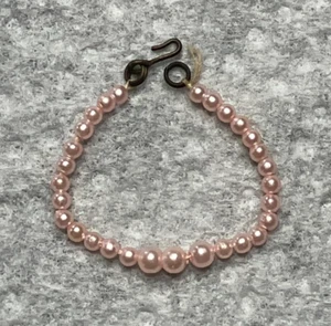 Vintage Barbie Graduated Pink Pearl Necklace from #966, #933, and #1616 - Nice - Picture 1 of 3